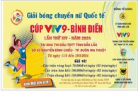 Giải bóng chuyền nữ Quốc tế Cúp VTV9-Bình Điền 2024